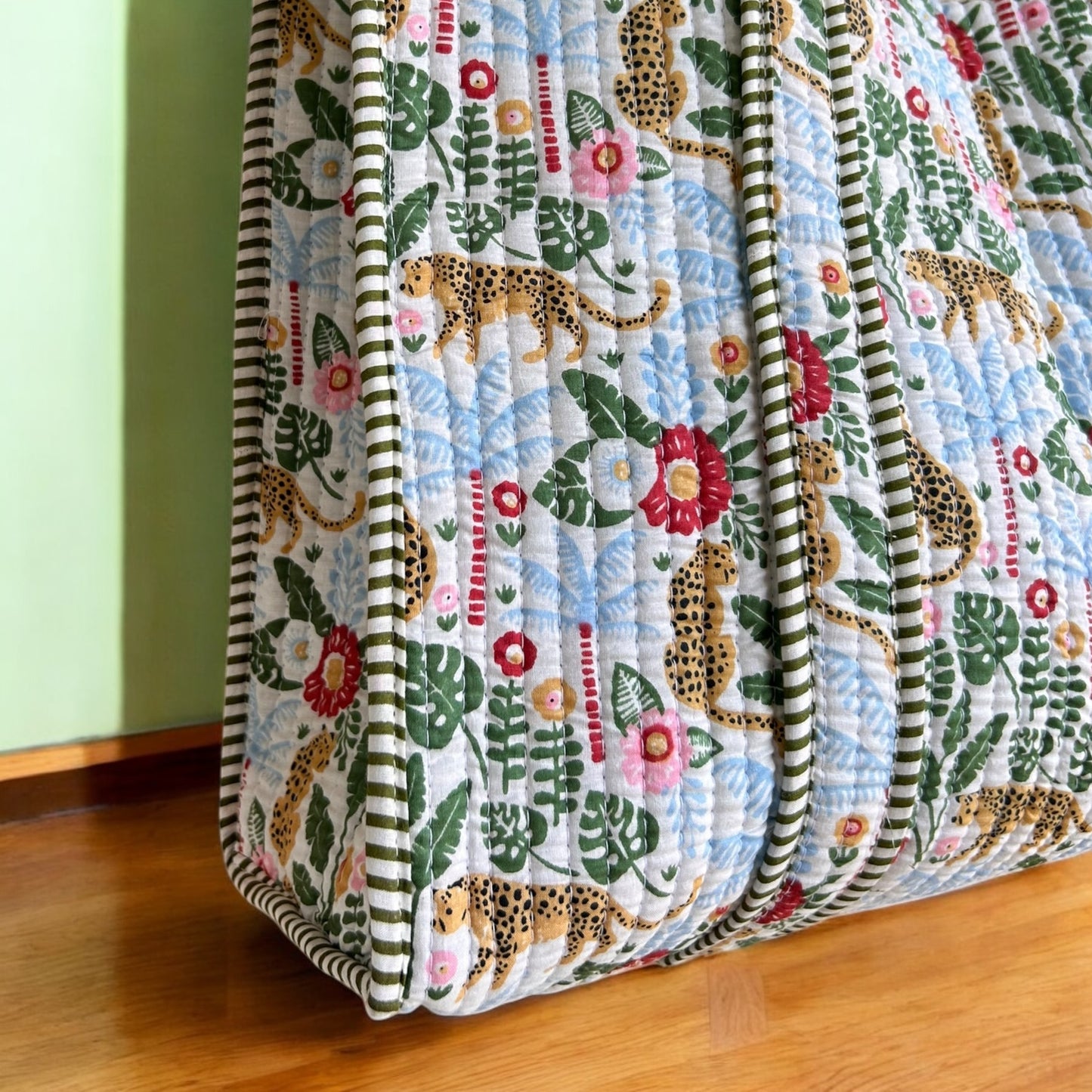 Green Jungle Escape Tote Bag