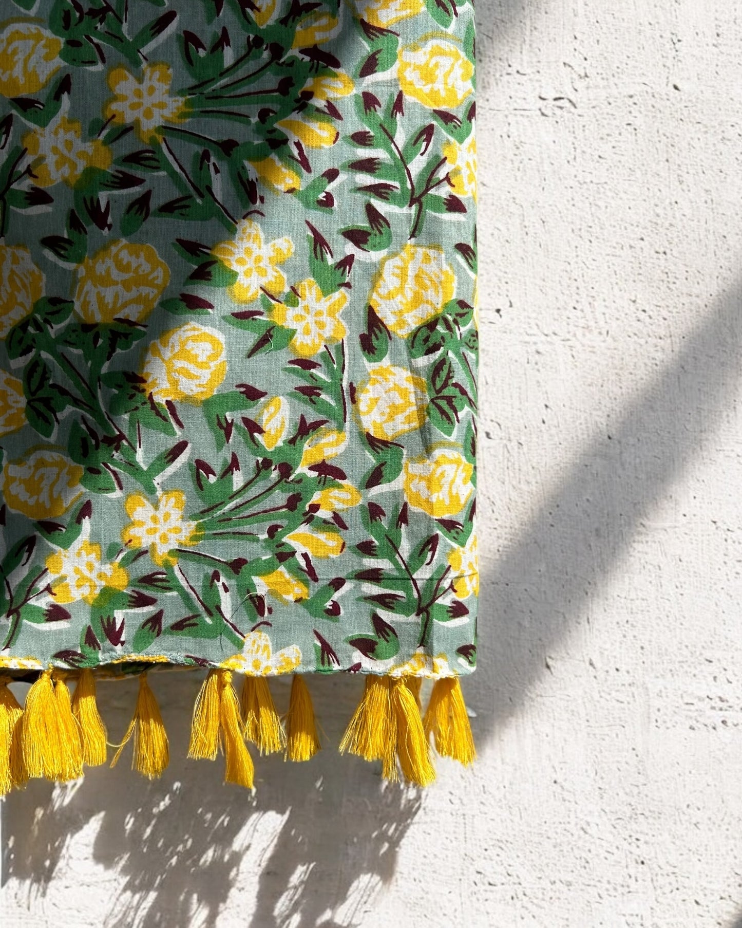 Pinelush Hand Block Printed Scarf