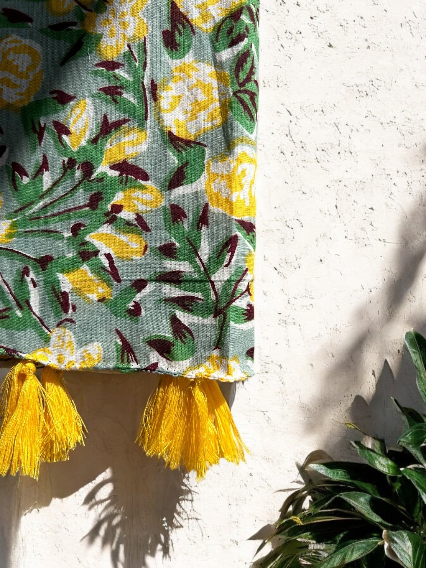 Pinelush Hand Block Printed Scarf