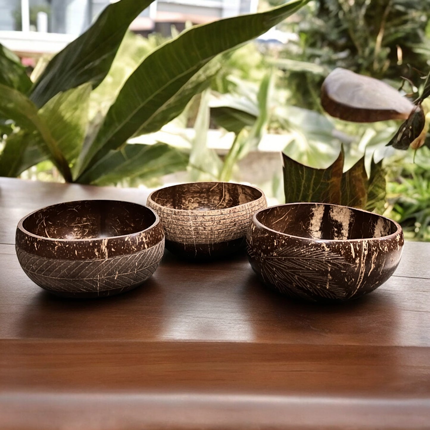 Circlet Coconut Shell Bowl | 100% Natural
