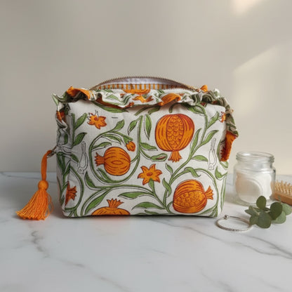 Gold Pomegranate Ruffle Organiser