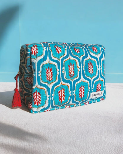 Ogee Aqua Large Quilted Organiser