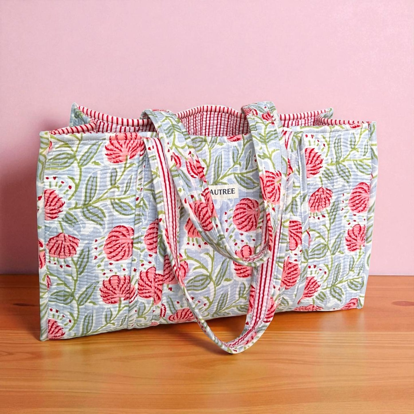 Dahlia Day Midi Tote Bag