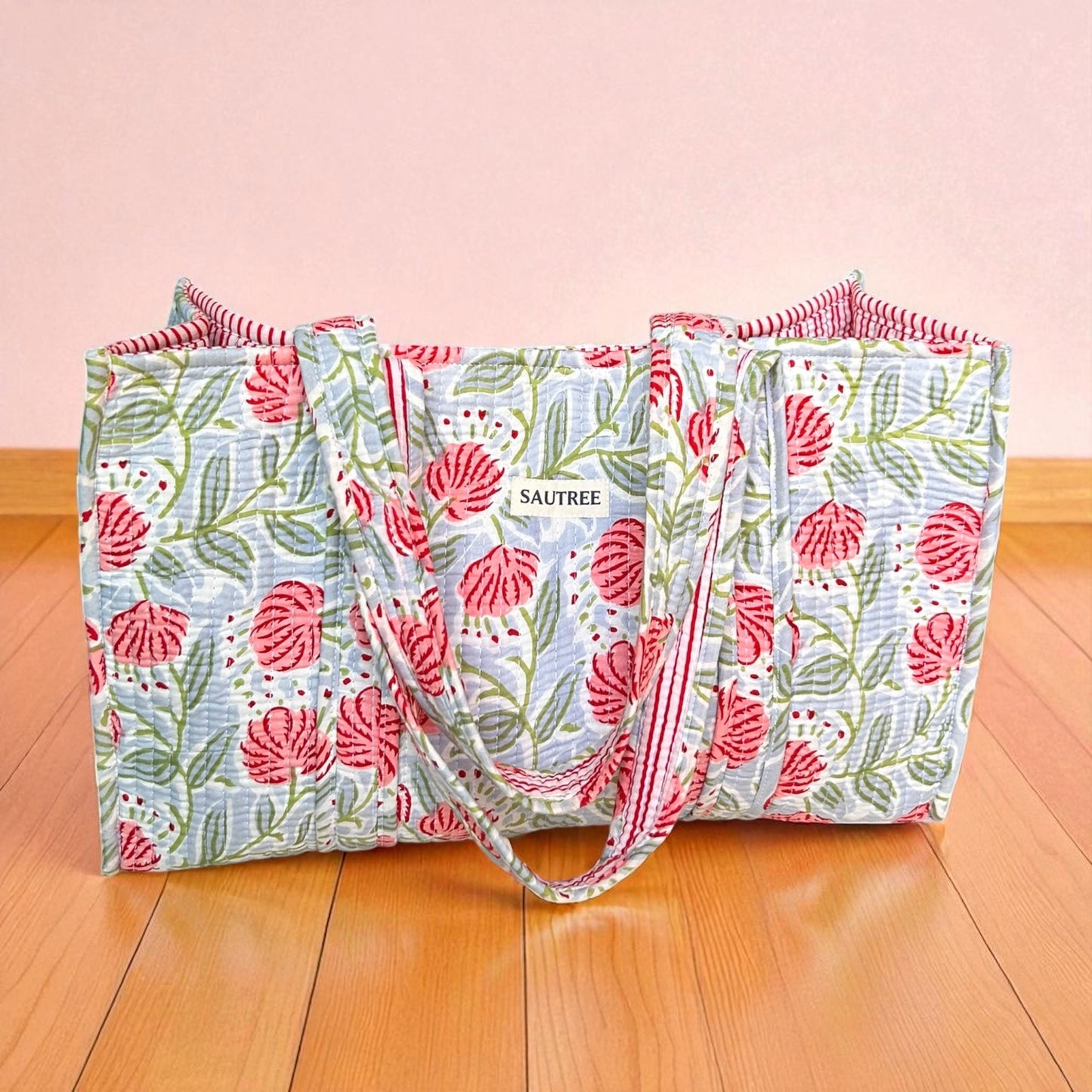 Dahlia Day Midi Tote Bag