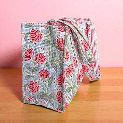 Dahlia Day Midi Tote Bag