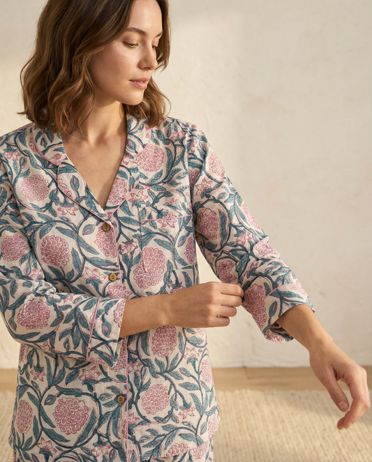 Blush Meadow Pyjama Set