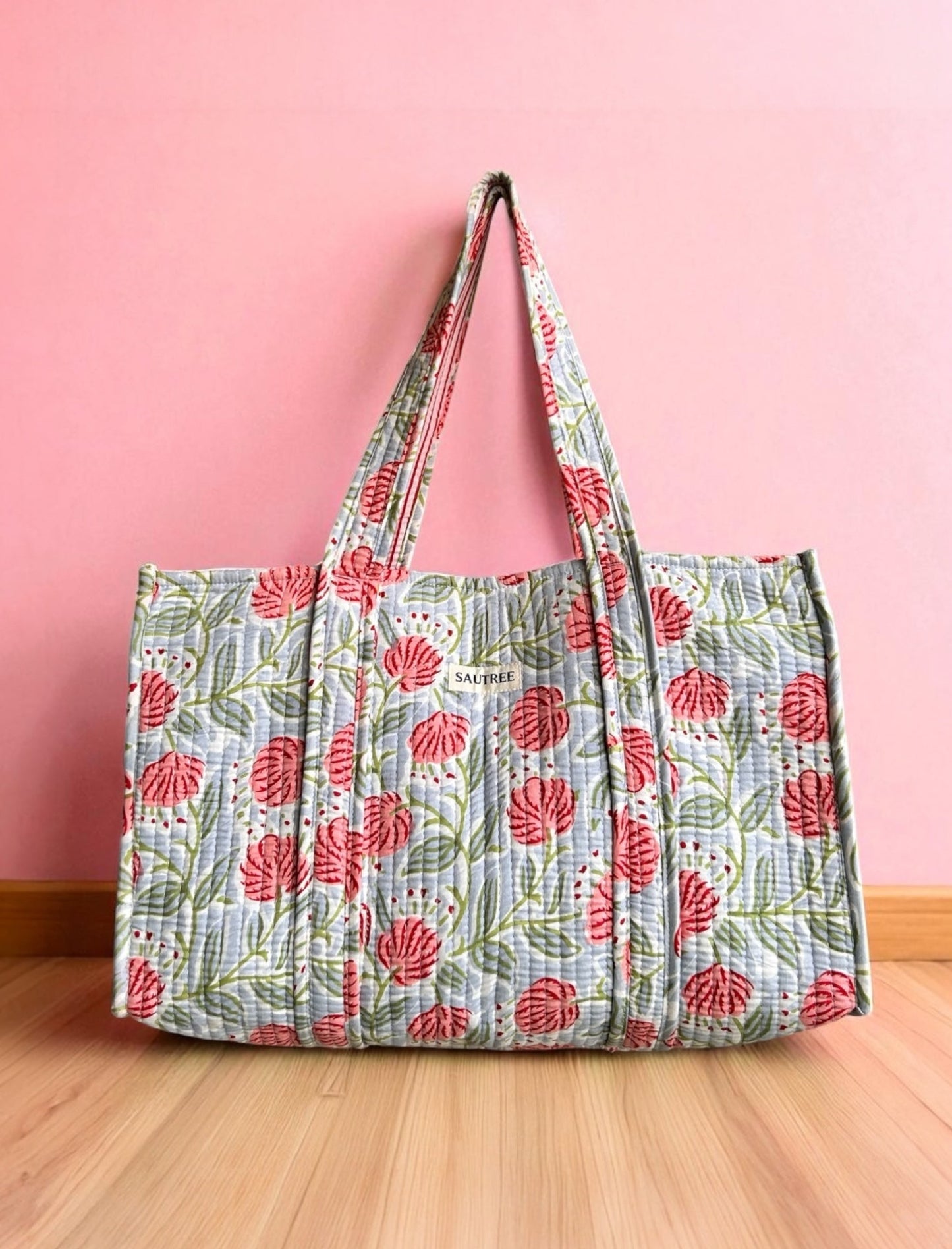 Dahlia Day Midi Tote Bag