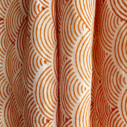 Sunset Arc Hand Block Printed Scarf