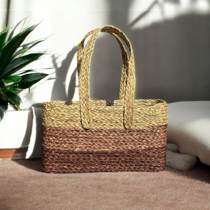 Natural Ombre Handmade Sabai Grass Bag