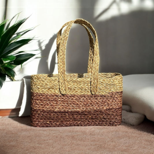 Natural Ombre Handmade Sabai Grass Bag