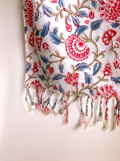 Chintz Hand Block Printed Scarf