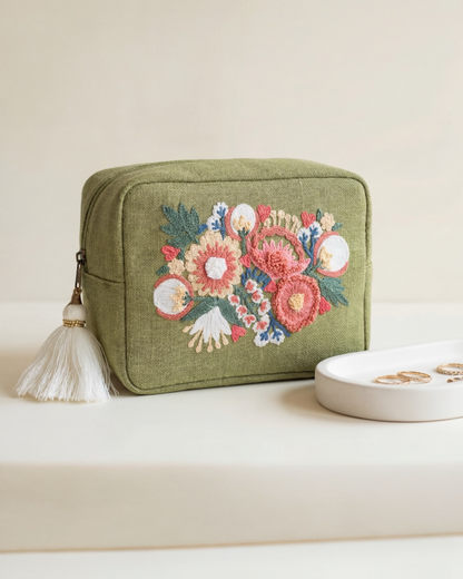 Serene Keepsake Organiser | Muted Olive