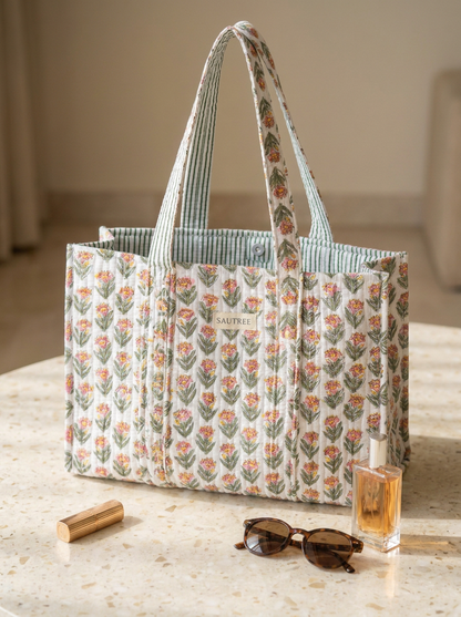 Pink Austen Midi Tote Bag