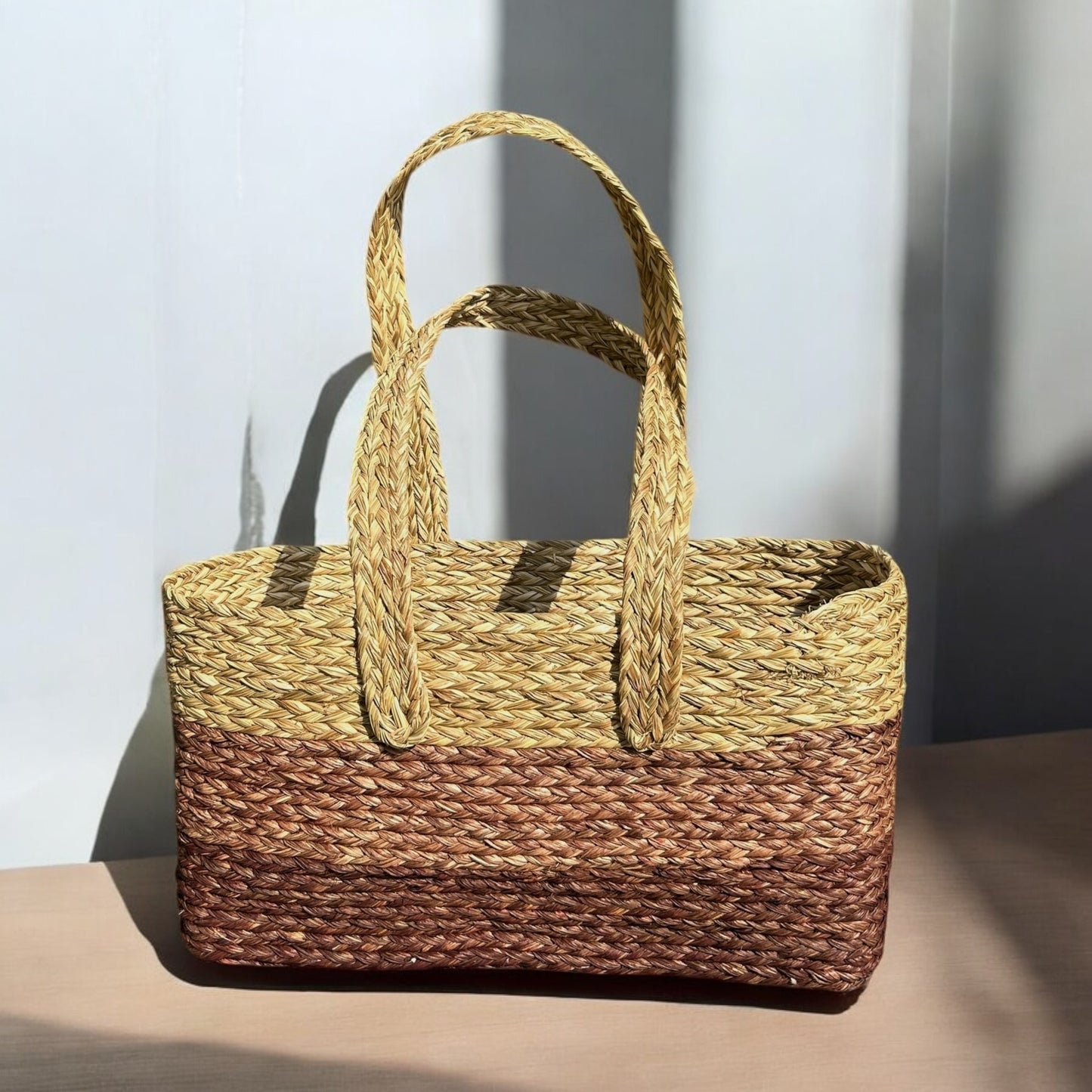 Natural Ombre Handmade Sabai Grass Bag