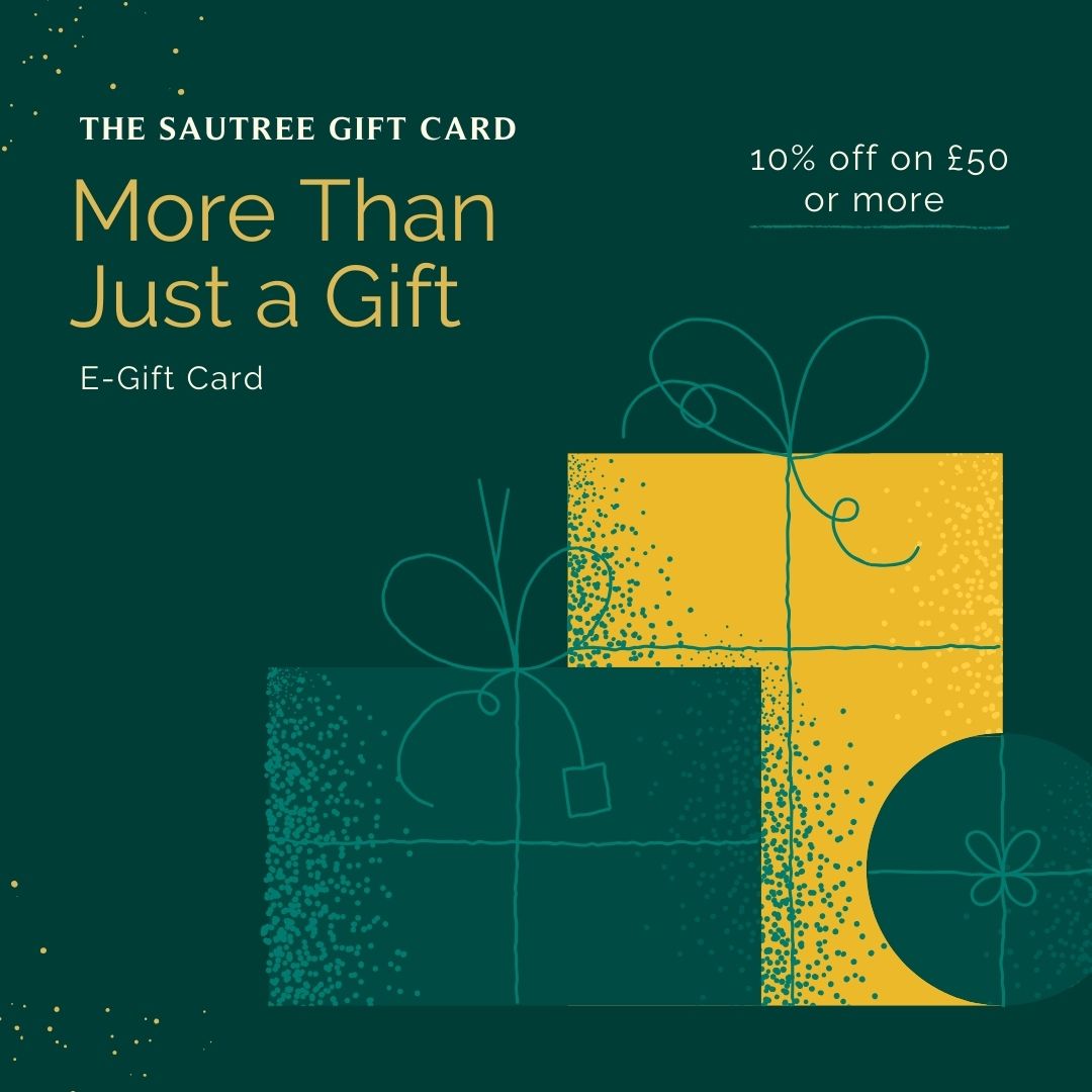 The Sautree Gift Card | Enjoy 10% Off on all gift cards worth £50 or more